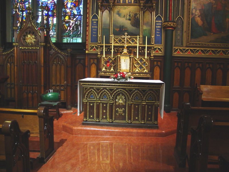 Interior of Notre Dame Basilica Montreal