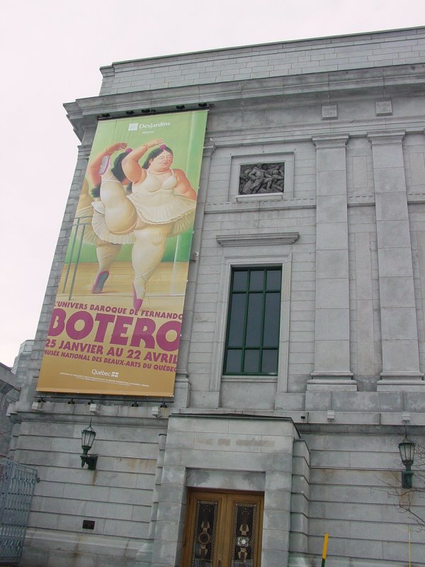 Musee National des Beaux Arts de Québec - Botero Exhibit