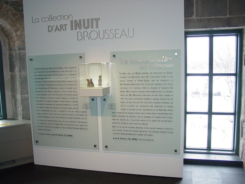 Musée National des Beaux-Arts du Québec Inuit Exhibit