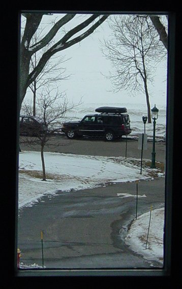Jeep parked near Musée National des Beaux-Arts du Québec