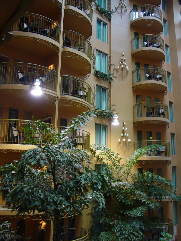 Indoor atrium at Palace Royal - Click to Enlarge