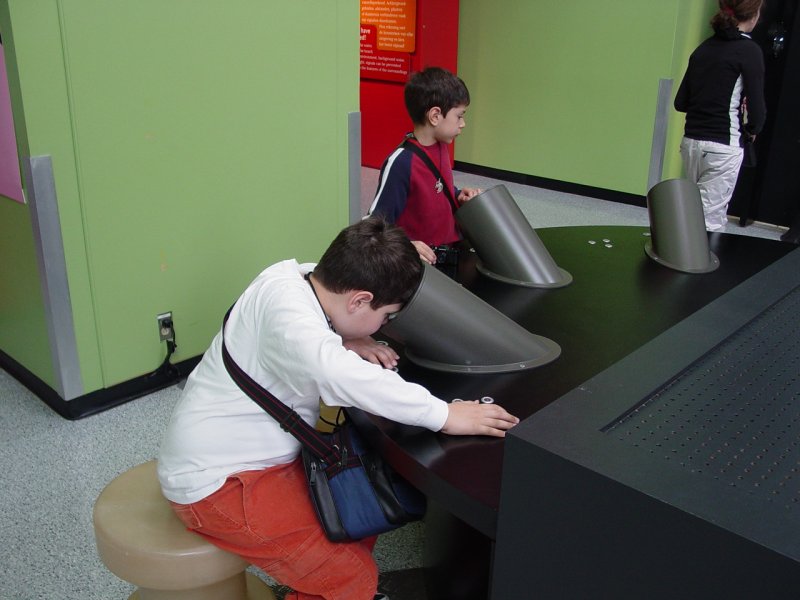 Ted and Tom at the Biodome