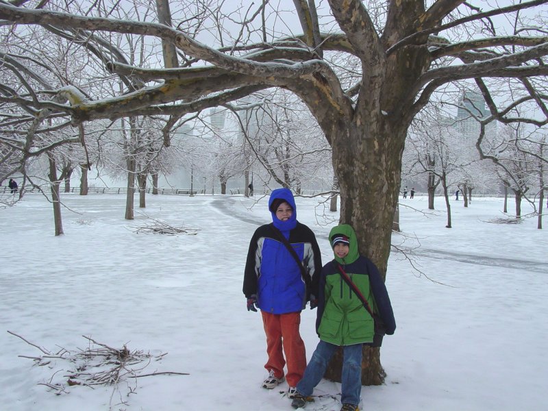 Ted and Tom on Goat Island