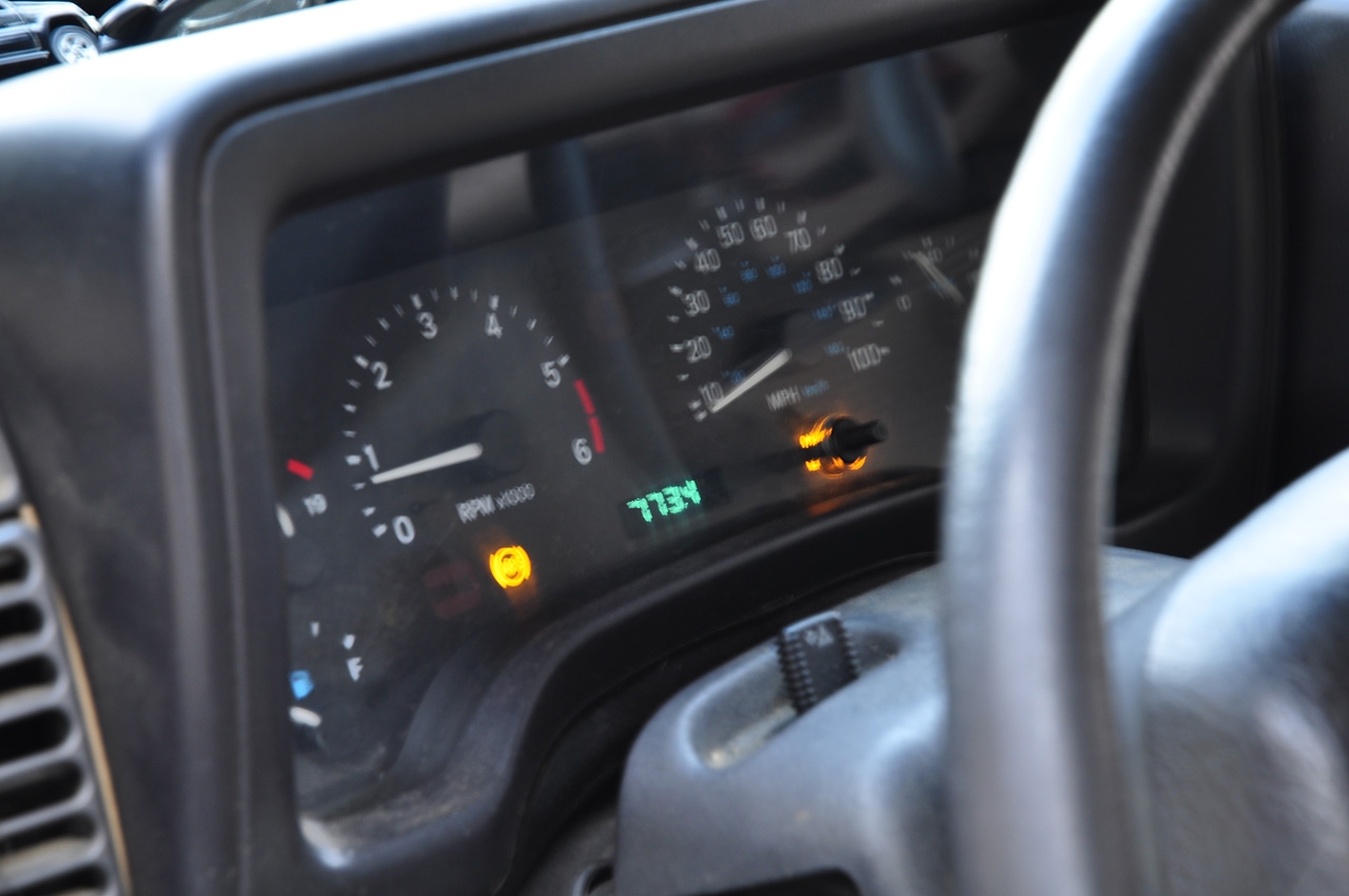 Interesting Odometer Reading (read upside-down)