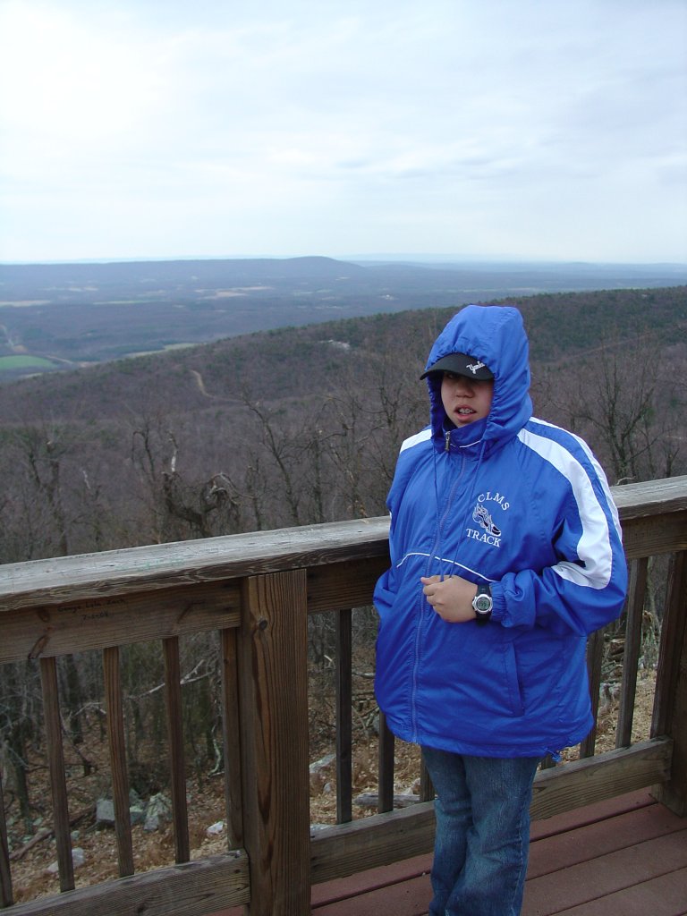 Ted takes in the View from Cacapon Mountain