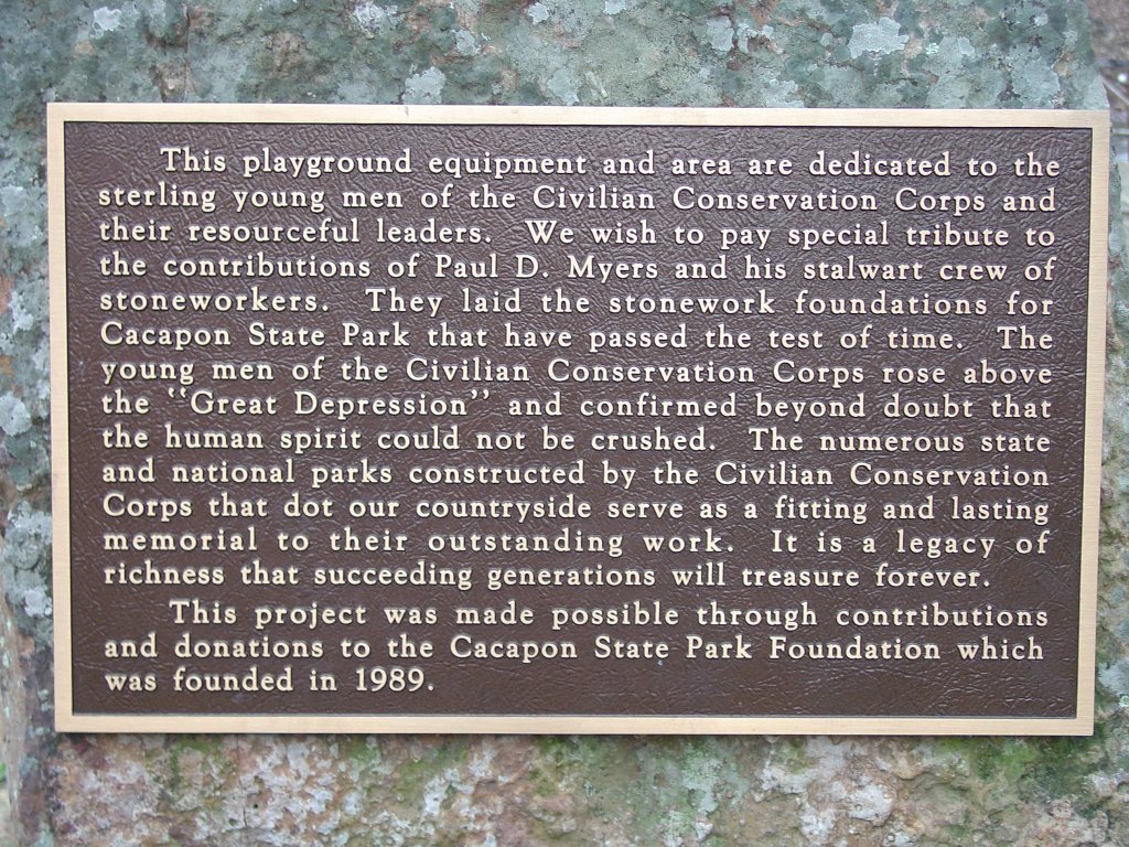 Playground at the Beach at Cacapon Resort State Park