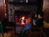 Ted by the Fire