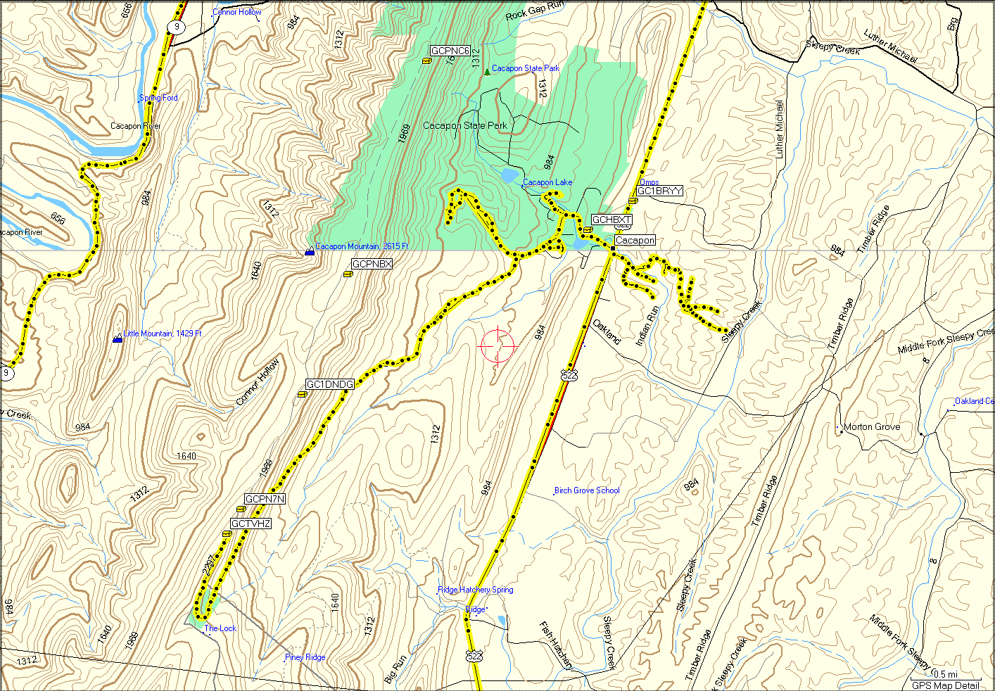 Cacapon Track