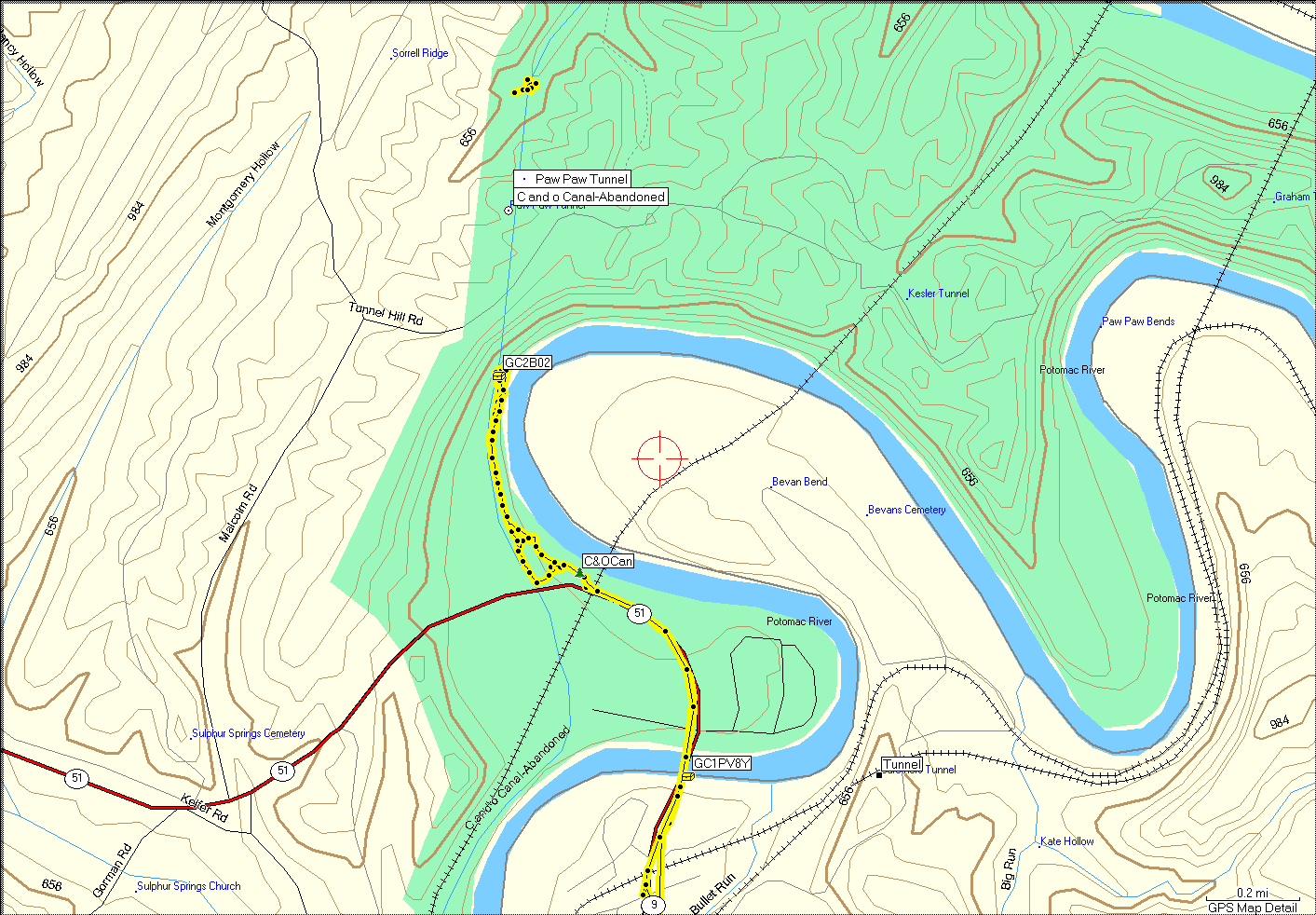 Paw Paw Tunnel Track