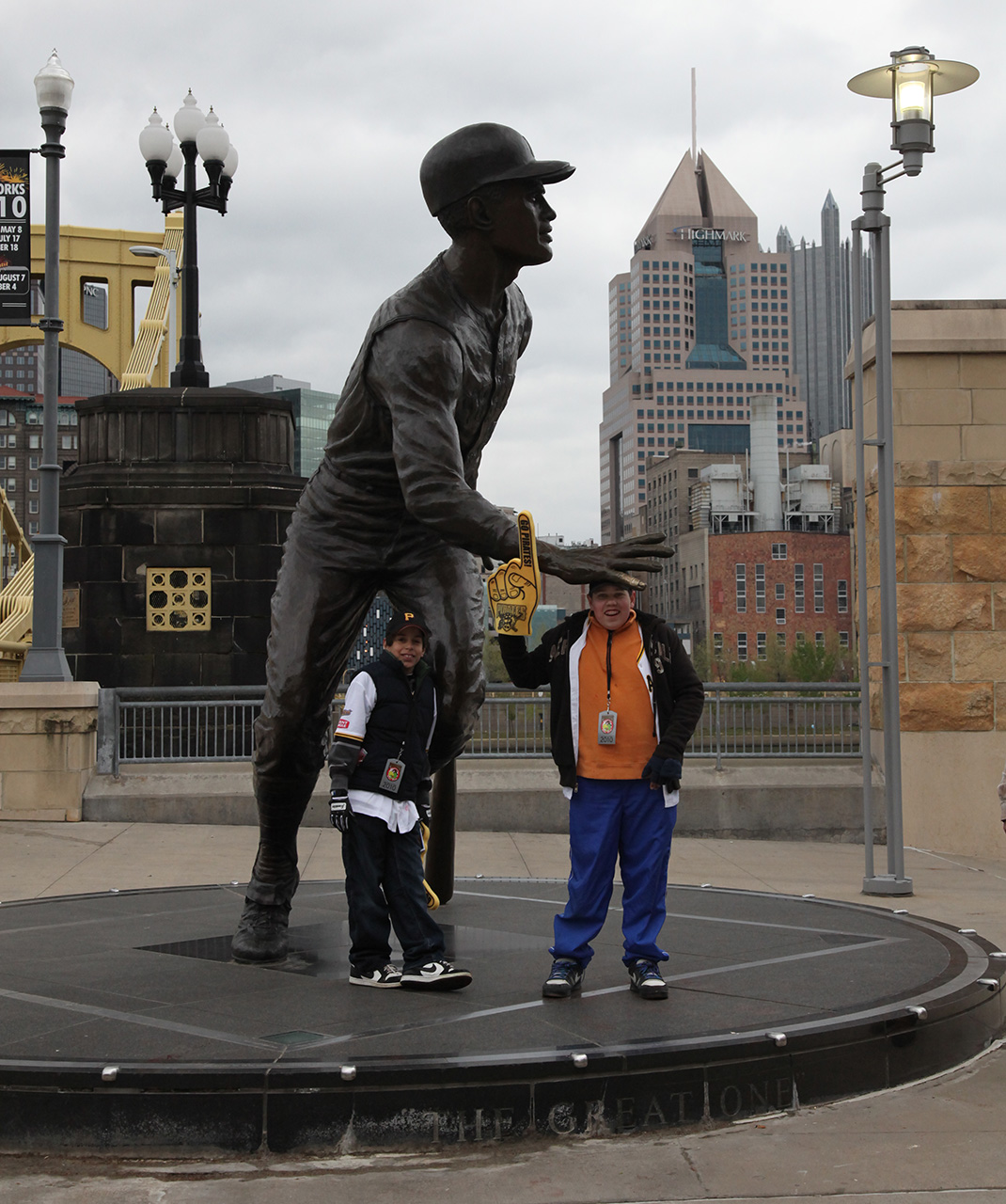 Click to Enlarge - Kids outside Stadium