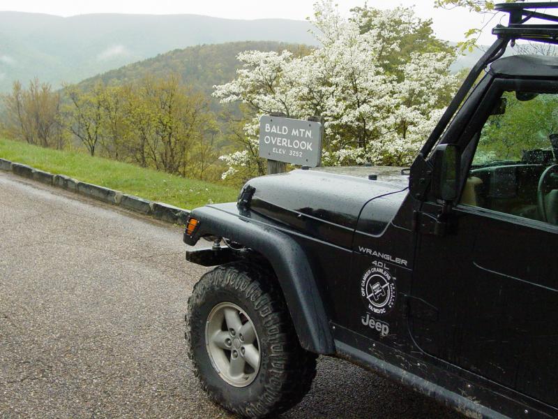 Bald Mountain Outlook on Blue Ridge Parkway