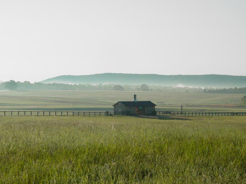 Oak Ridge Racetrack from Muster Field