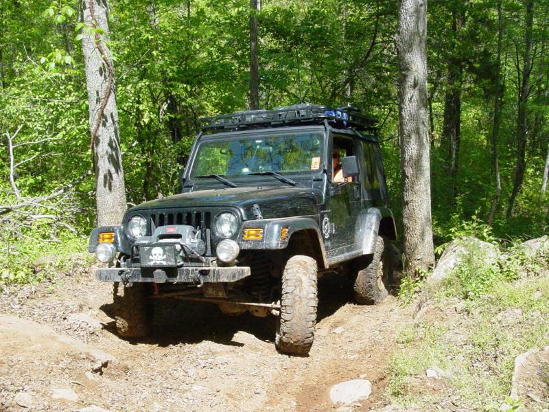 Climbing on Trail 3