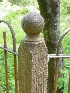 Solid Iron corner posts