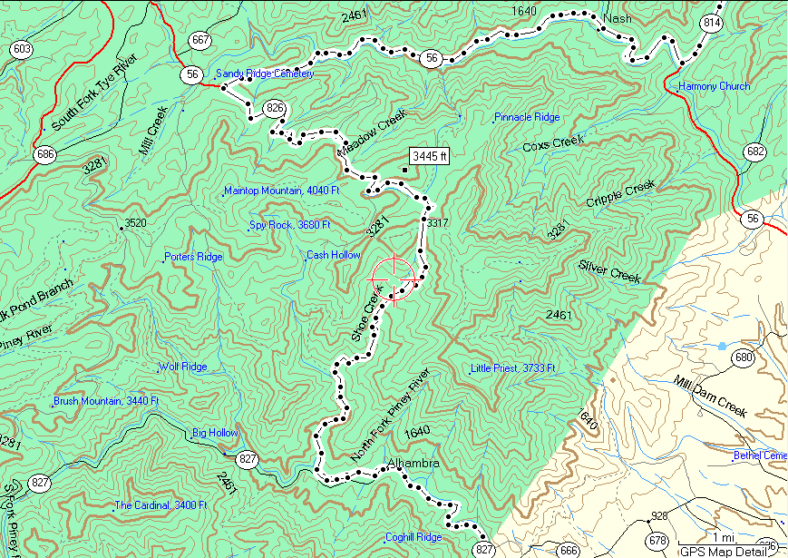 Shoe Creek Track