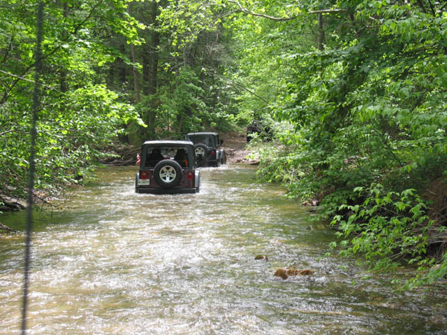 On the trail in Dry River