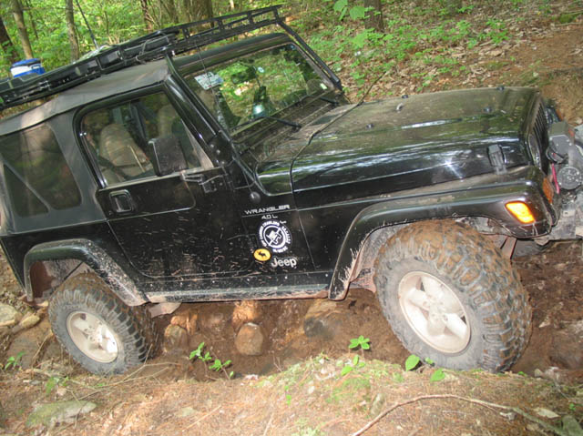 Paul on hill climb off FR 72