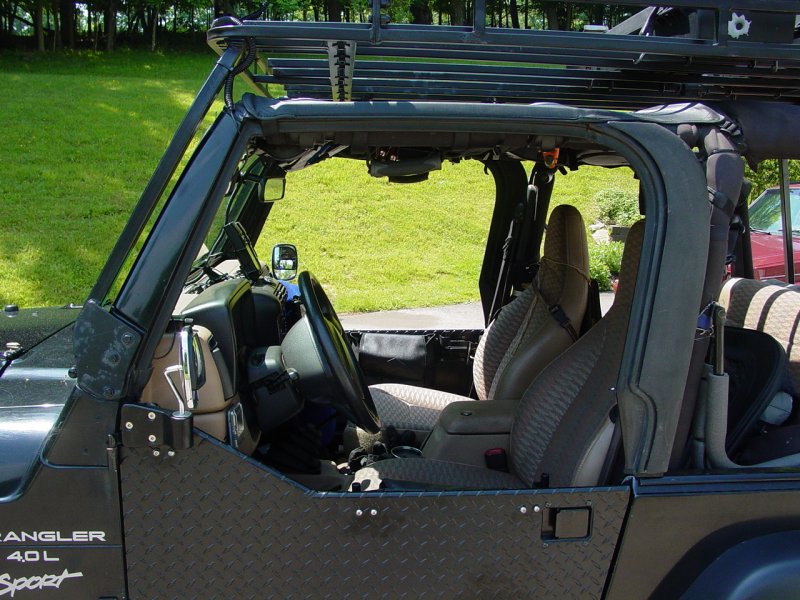 Bestop Strapless Bikini installed - side view