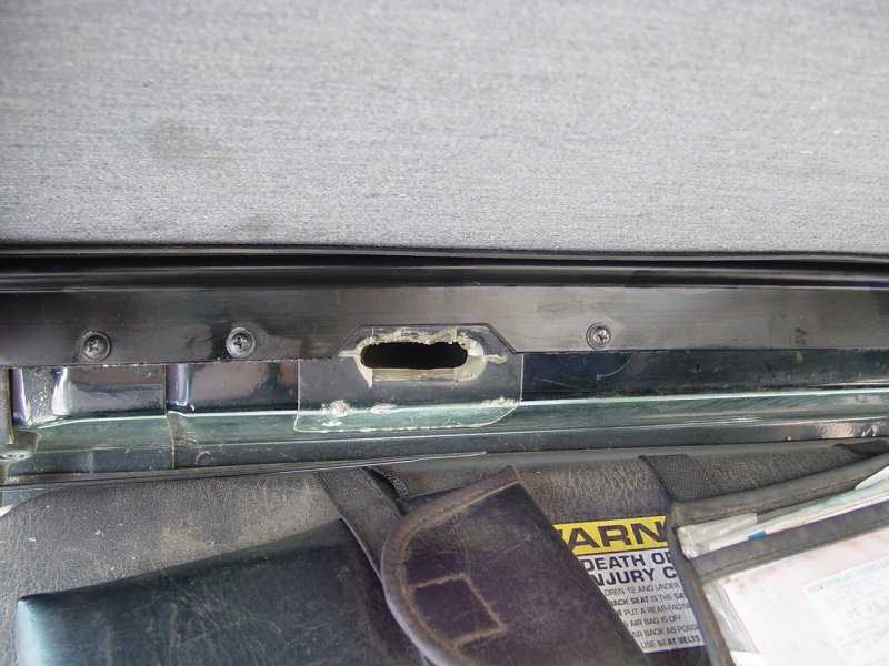 Bestop Windshield Channel Installed - left