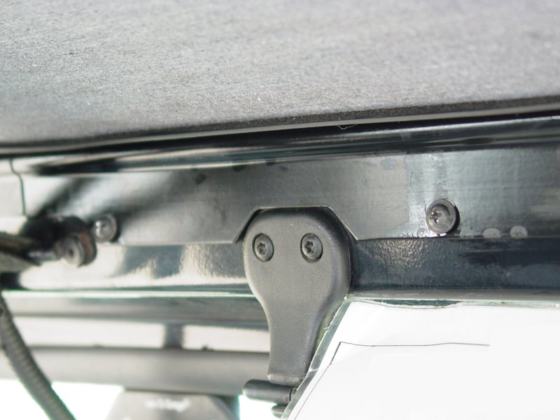 Bestop Windshield Channel Installed - right