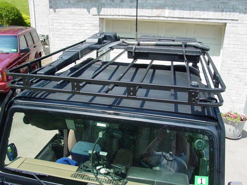 Bestop Strapless Bikini installed - front overhead view