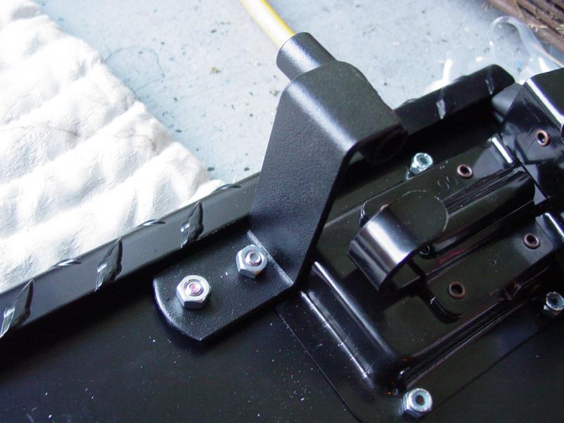 Installed Bracket (Right Rear) - Clcik to Enlarge
