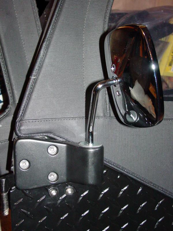 Installed Mirror Assembly - Click to Enlarge