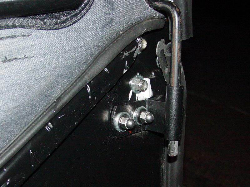 Acorn Nuts and Mirror Bracket Mounting - Click to Enlarge