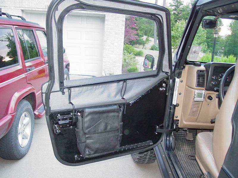 Door Pocket with uppers installed - Click to Enlarge