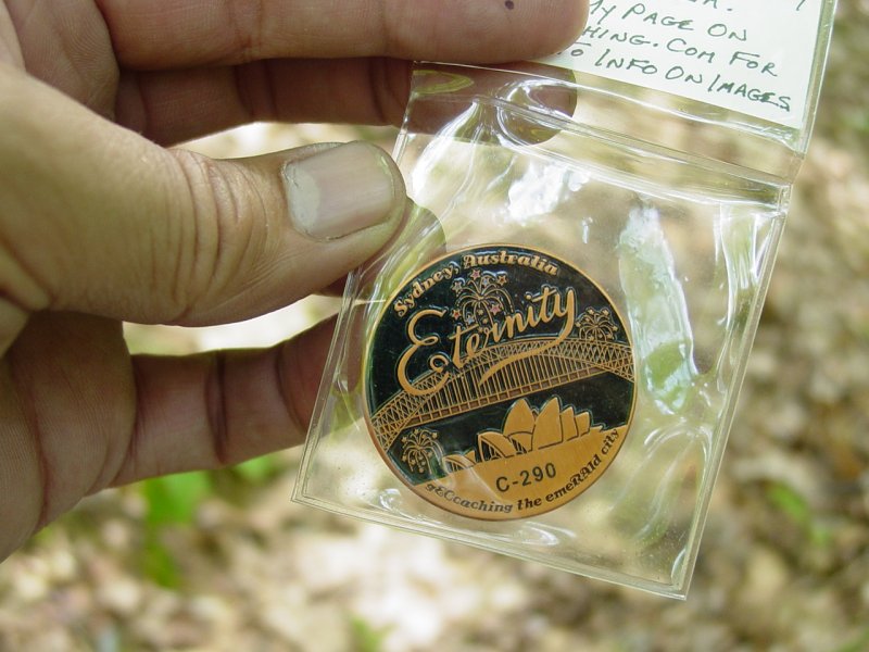 Dog Man's Sydney GeoCoin - Click to Enlarge