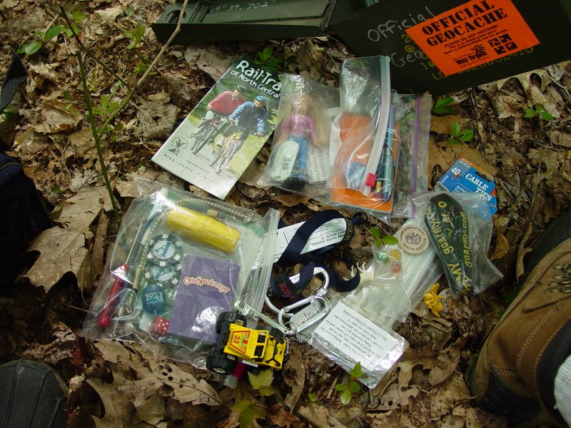 Chestnut Ridge Lake Cache contents - Click to Enlarge