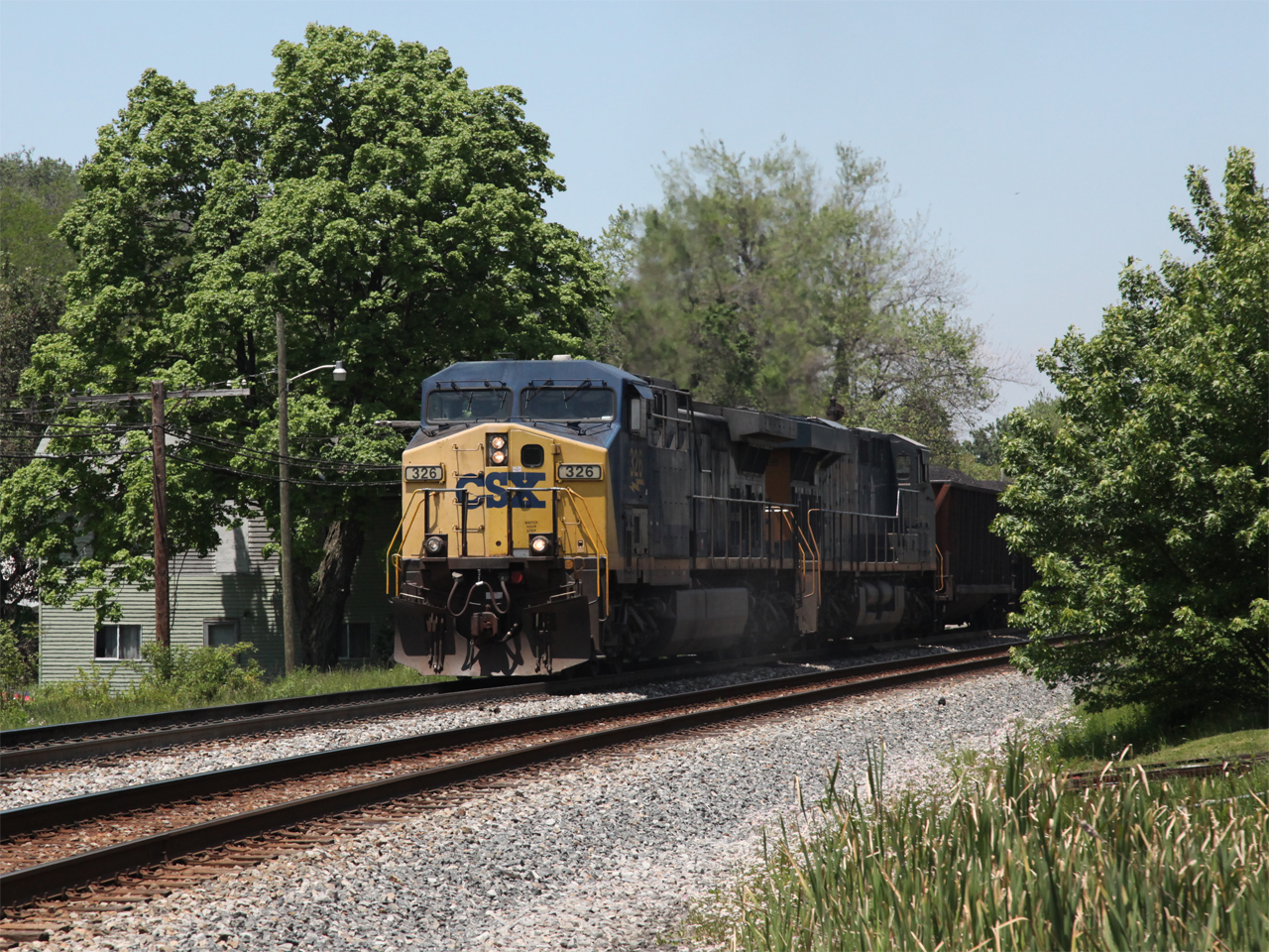 CSX Diesel Engine at Terra Alta, WV