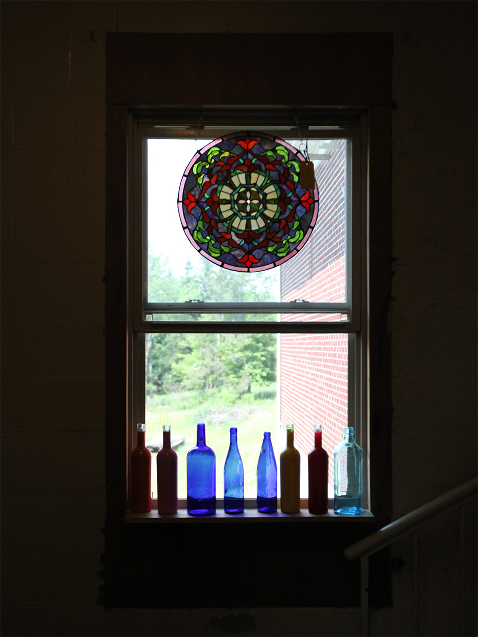 Red House Elementary School Antique Mall Window Display