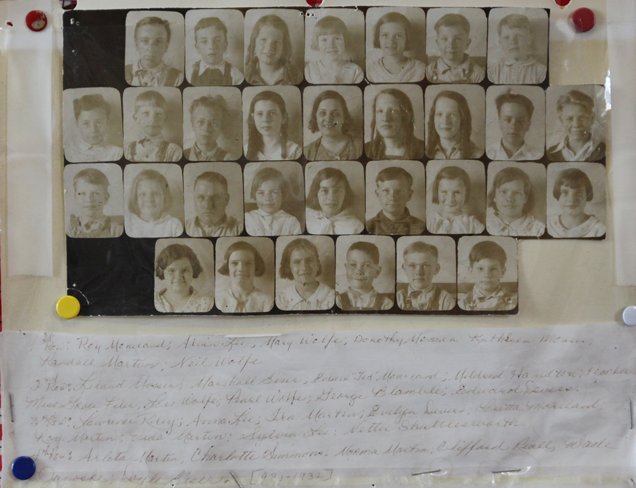 Class of 1931-1932 at Red House Elementary School Antique Mall