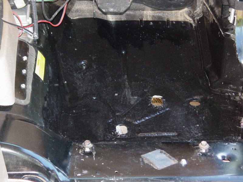 Front Passenger Footwell after POR-15