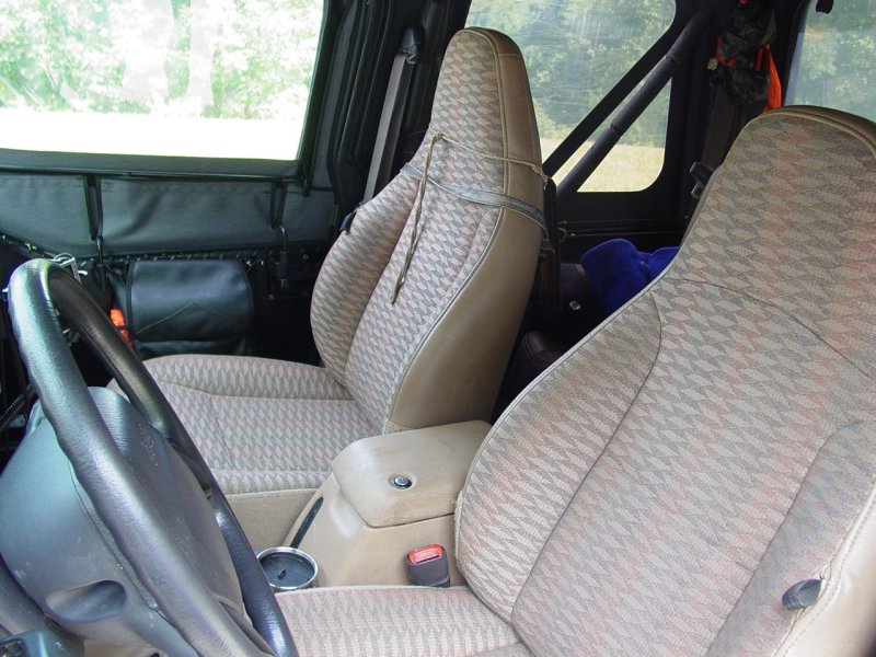 Cleaned up and installed Front Seats