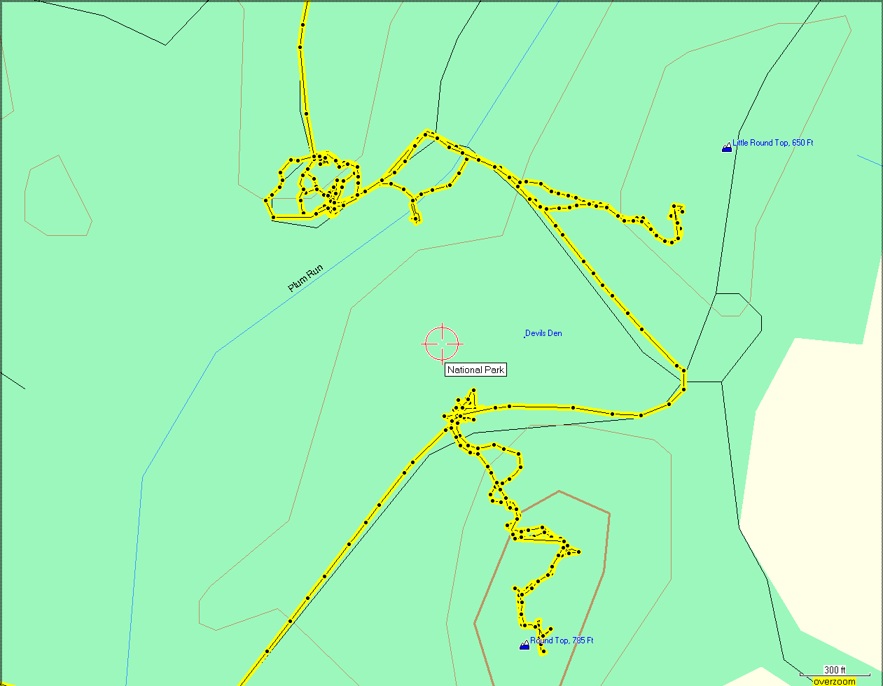 Round Top and Devils Den