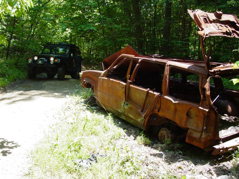 The Dark Jeep of the Family Lurks...