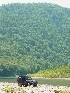 The Jeep on the Banks of the Cheat