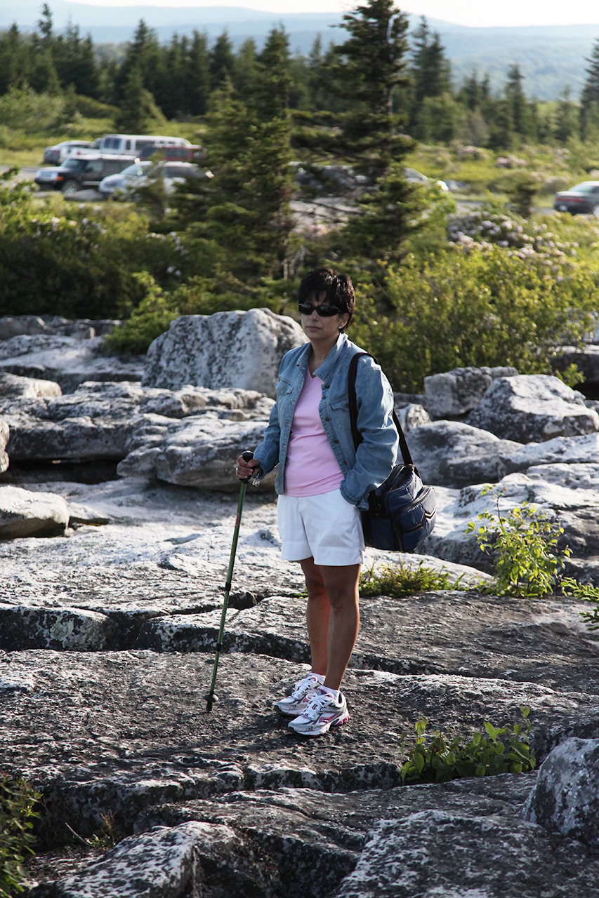 Maria at Dolly Sods