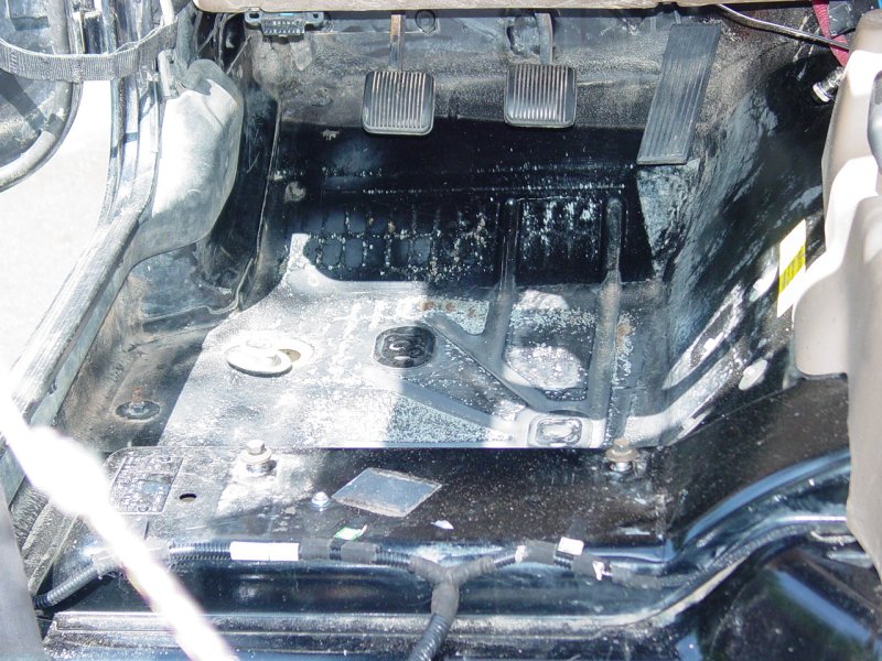 Driver's Side footwell - Click to Enlarge