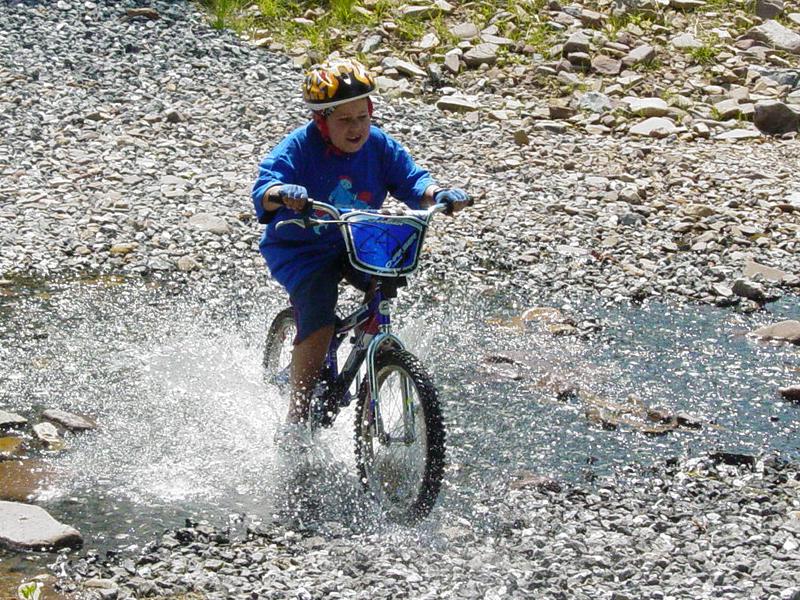 Crossing the stream - Click to Enlarge