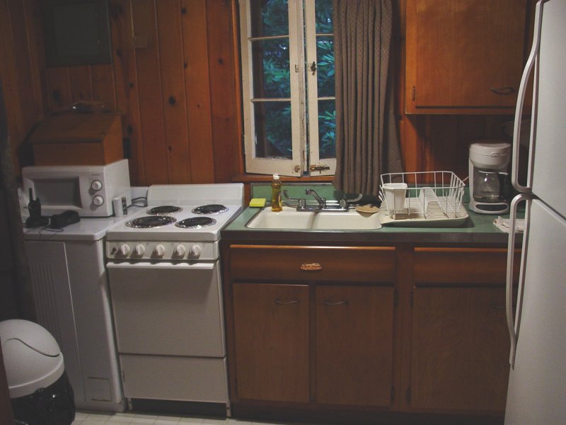 Babcock State Park, WV, Cabin 6, Kitchen