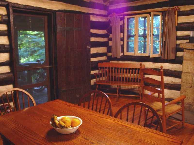 Babcock State Park, WV, Cabin 6, Great Room