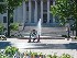 Kids in front of the WV State Capitol  - Charleston, WV