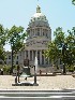 Kids in front of the WV State Capitol  - Charleston, WV