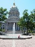 Kids in front of the WV State Capitol  - Charleston, WV
