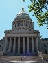 Kids in front of the WV State Capitol  - Charleston, WV