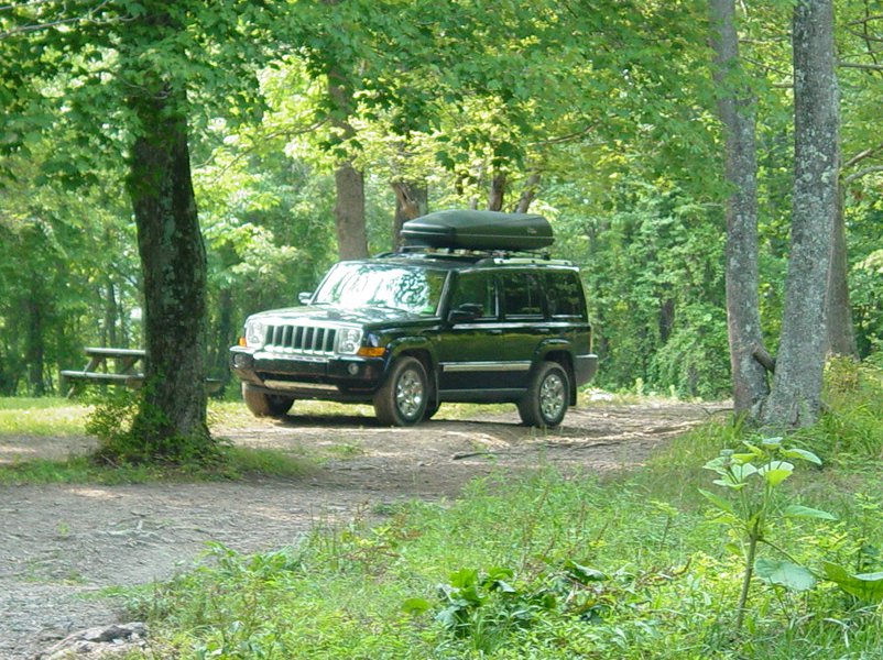 Jeep Commander at Concho Overlook