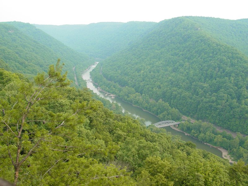View from New River Gorge Observation Deck